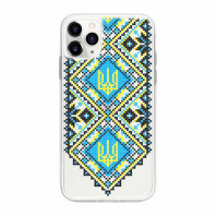 Патриотический чехол для iPhone 12 и 12 Pro с рисунком "Вишиванка синя" Патриотический чехол для iPhone 12 и 12 Pro с рисунком "Вишиванка синя"